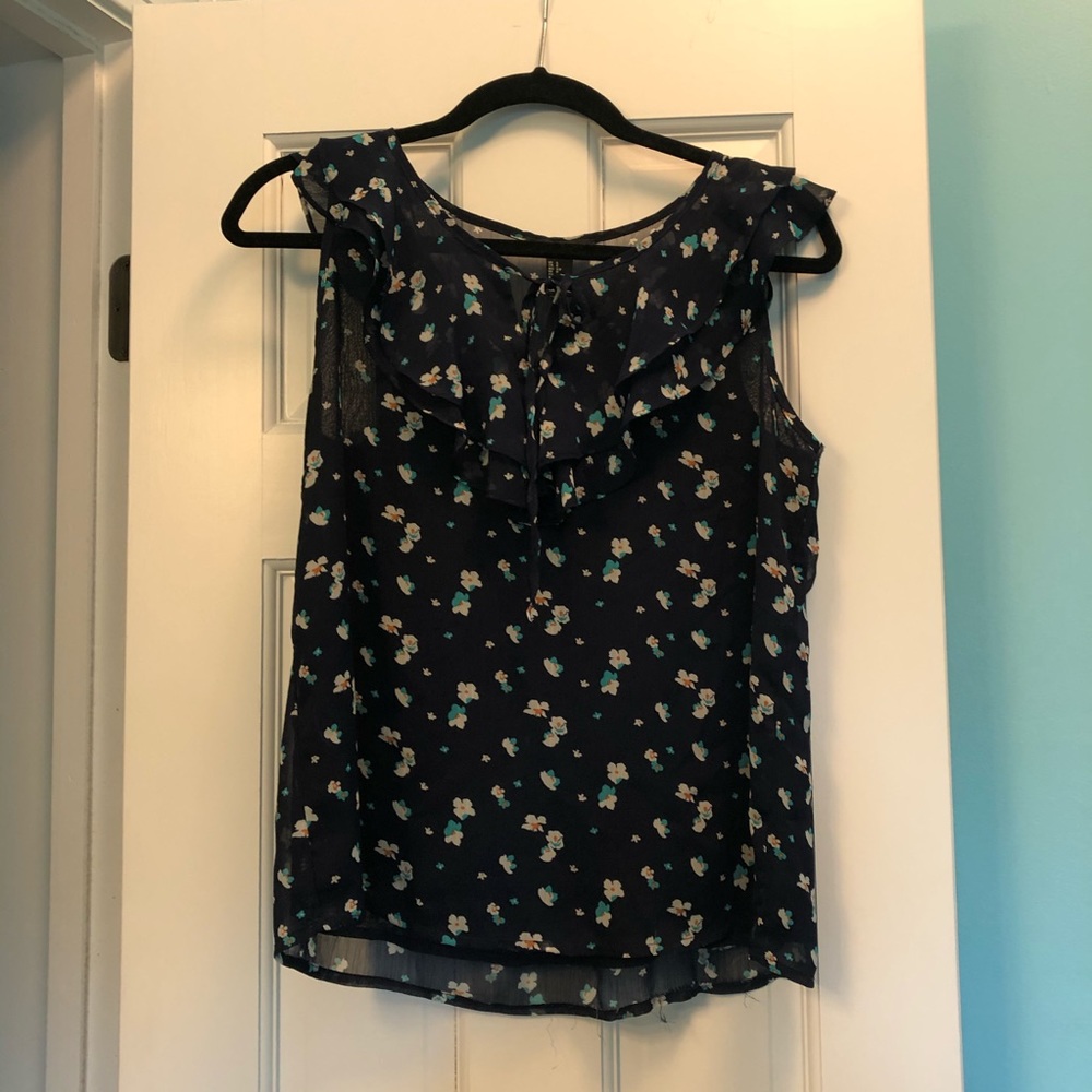 Ruffled forever21 blouse